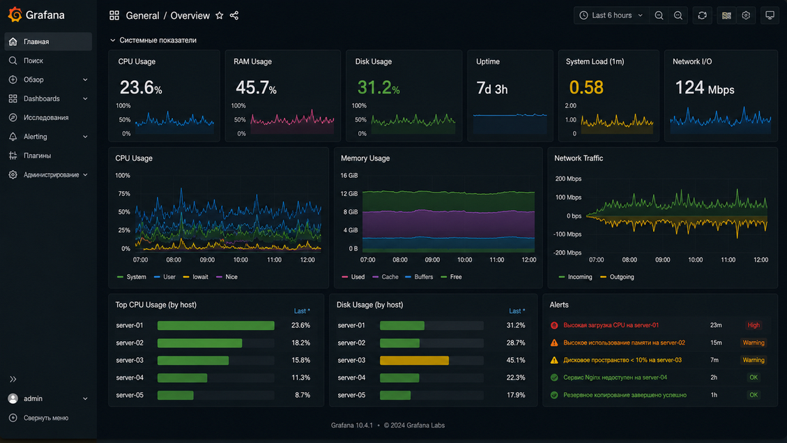 Grafana — Overview (General Overview)